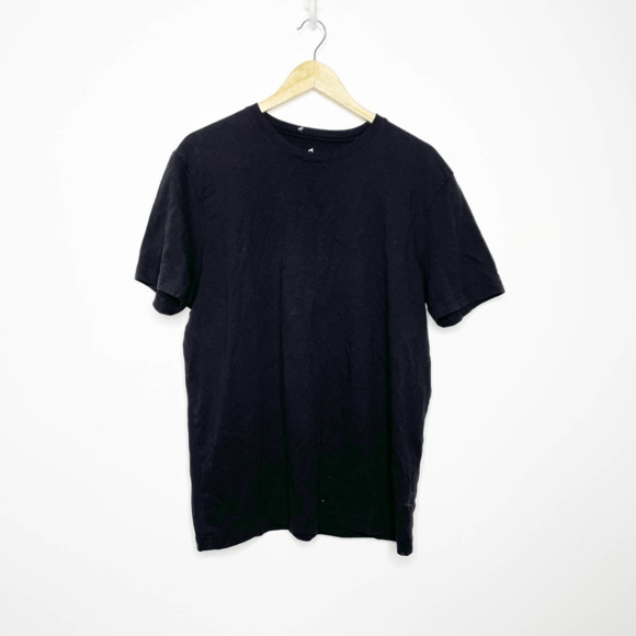 Peloton Short Sleeve T Shirt Black crewneck spellout logo Mens Large L - Picture 2 of 6